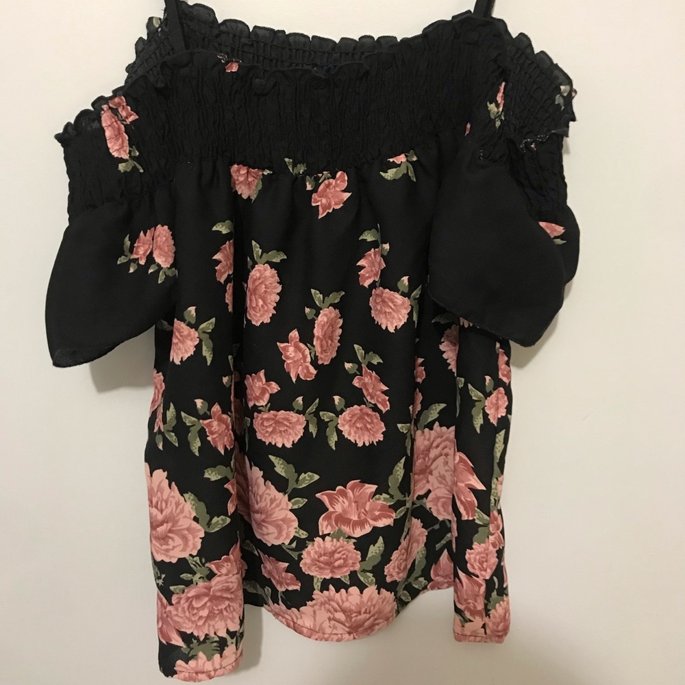 Strapped off the shoulder blouse